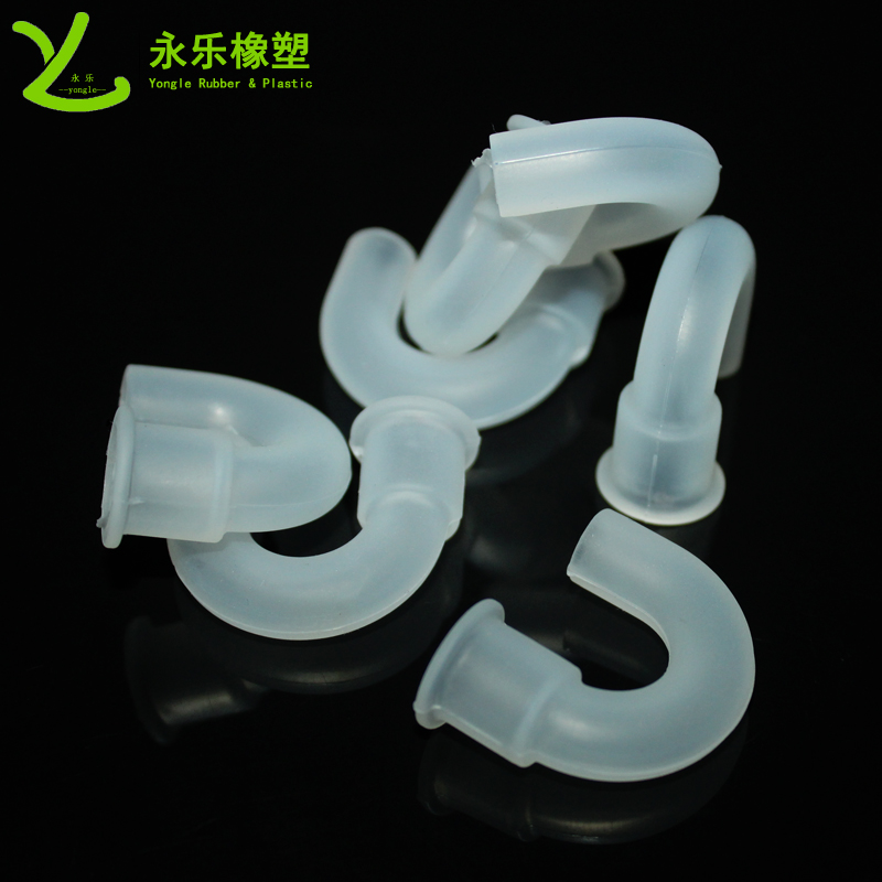 醫(yī)用硅膠彎管，模壓硅膠彎管，血氧儀硅膠彎管