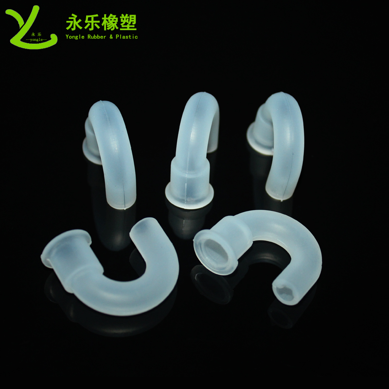 醫(yī)用硅膠彎管，模壓硅膠彎管，血氧儀硅膠彎管