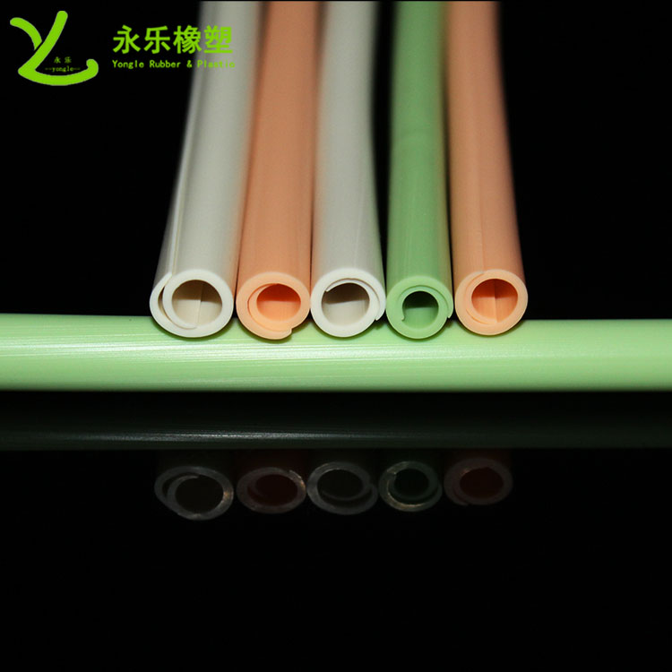 硅膠吸管，擠出異形硅膠吸管，食品級(jí)硅膠吸管