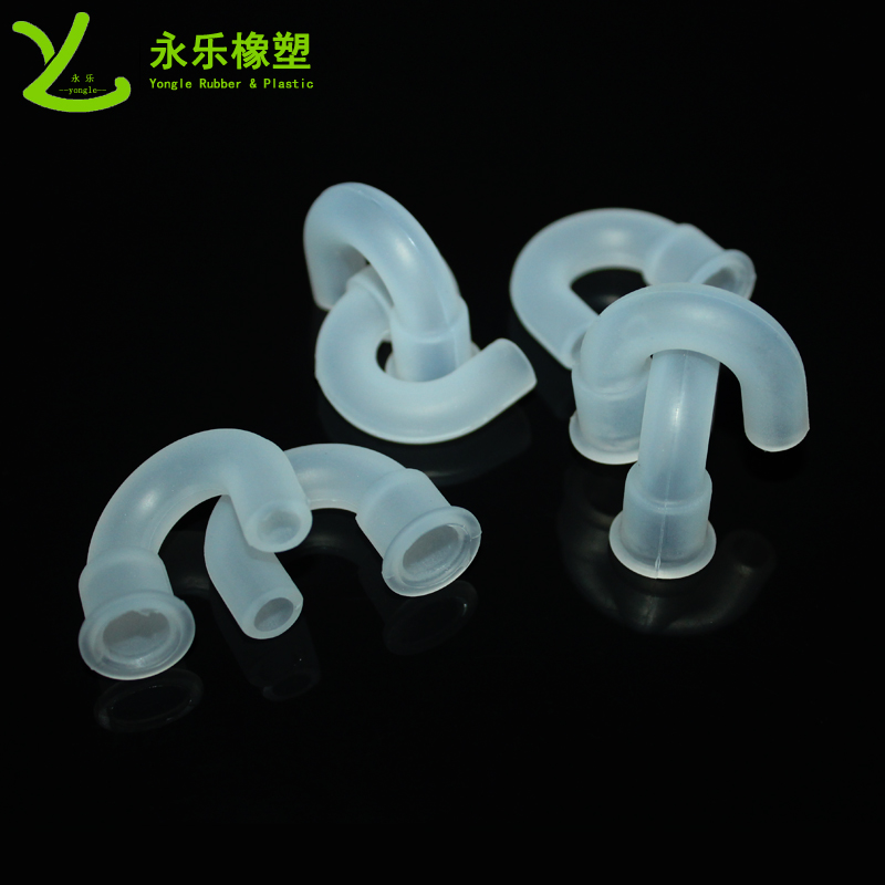 醫(yī)用硅膠彎管，模壓硅膠彎管，血氧儀硅膠彎管