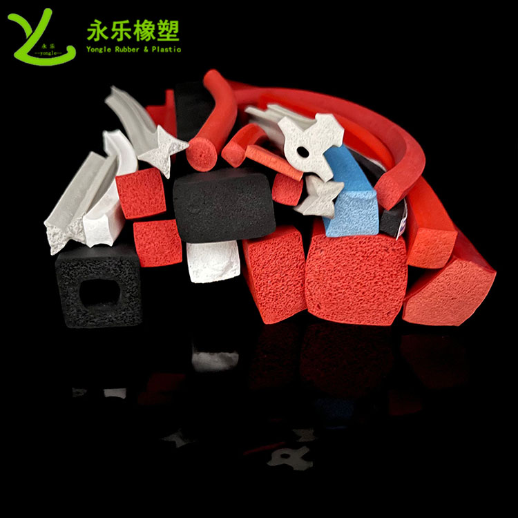 擠出發(fā)泡硅膠條，防水發(fā)泡硅膠條，耐高溫發(fā)泡硅膠條