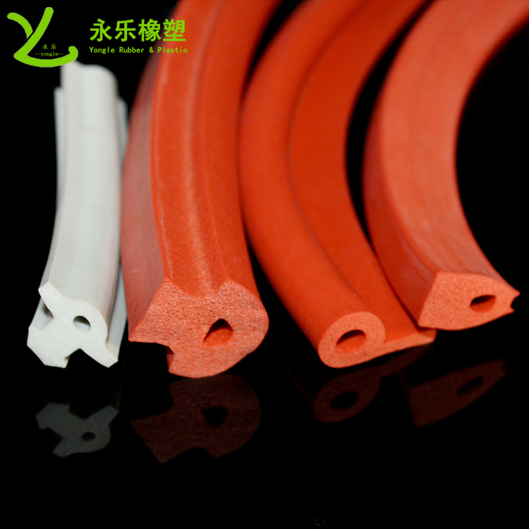耐高溫發(fā)泡硅膠條，阻燃發(fā)泡硅膠條，細(xì)孔硅膠發(fā)泡條
