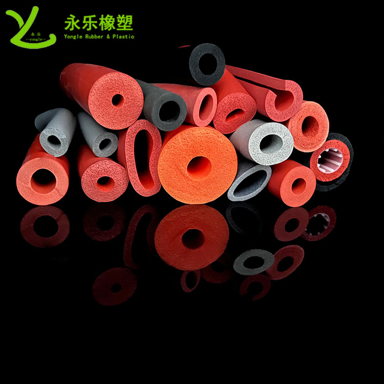 擠出發(fā)泡硅膠管，耐高溫發(fā)泡硅膠管，耐老化發(fā)泡硅膠管