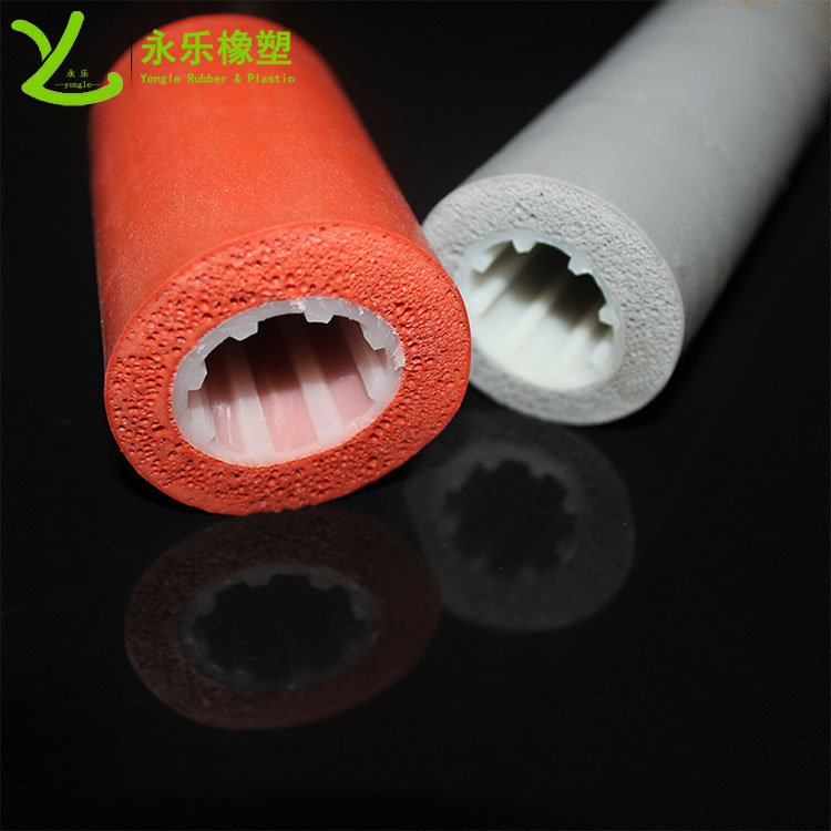 復(fù)合發(fā)泡硅膠管，耐高溫發(fā)泡硅膠管，保溫發(fā)泡硅膠管