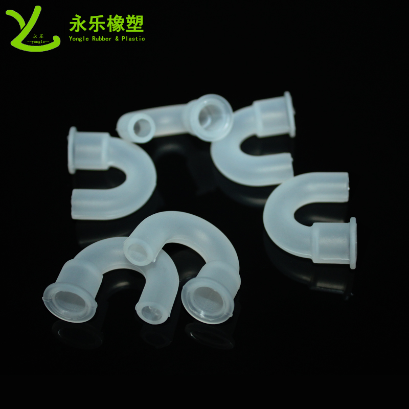 醫(yī)用硅膠彎管，模壓硅膠彎管，血氧儀硅膠彎管
